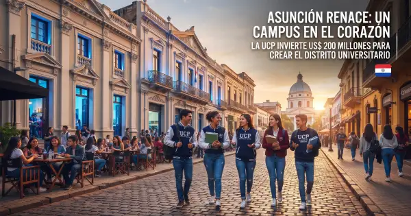 El Centro Histórico de Asunción se revitaliza con el Distrito Universitario de US$ 200 millones